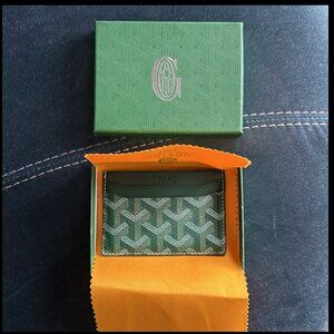 goyard saint sulpice card holder green